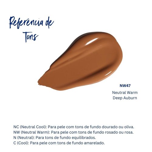 Best Bronze Bombshell Body & Leg Makeup - Waterproof Leg Makeup & Body Foundation - Body Makeup for Scars, Varicose Veins Cover Up & Leg Concealer (NW47 Deep Auburn Neutral)