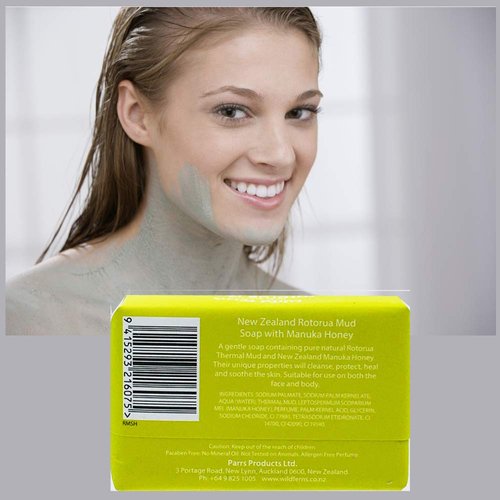 Wild Ferns Rotorua Mud and Manuka Honey Soap