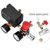 Secbolt Pressure Switch Manifold Regulator Gauges Air Compressor Pressure Switch Control Valve 90-120PSI (American Pattern)
