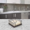 Spectrum Madison Weighted Napkin Holder (Industrial Gray) - Dispenser & Décor for Kitchen, Dining Room, Outdoor, & Bar Tabletop Storage
