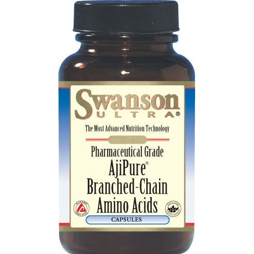 Swanson Ajipure Branched-Chain Amino Acids Pharmaceutical Grade 90 Veg Capsules