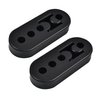 EVIL ENERGY Exhaust Hanger Rubber Adjustable Insulator Bushing Mount 4 Holes Universal 2Pcs
