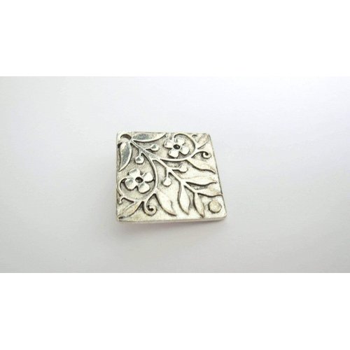 Generic Small silver tone metal flower leaf alligator hair claw clip clamp fine hair