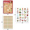 Fancy Land Christmas Bingo Game for Kids 24 Players Plaid Holiday Winter Party Supplies