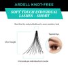 Ardell False Eyelashes Soft Touch Individuals Knot-Free Short Black 4 Pack