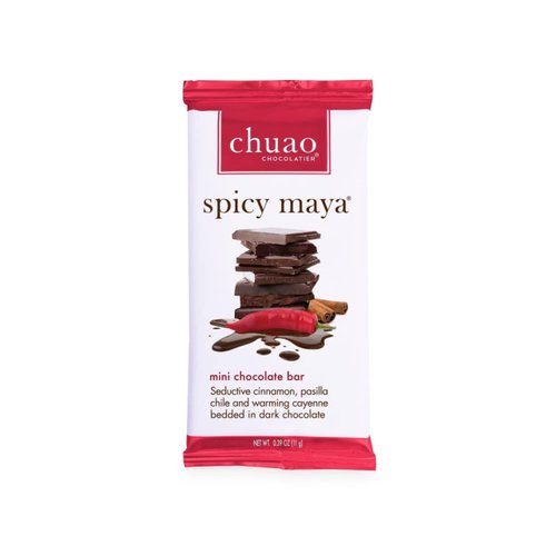 Chuao Chocolatier Spicy Maya Dark Chocolate Bars | Gourmet Cinnamon Cayenne Artisan No Preservatives | For Gift Baskets, Christmas, Valentines Day, Gifts for Women, Men, Birthday, Thank You, Care Package | 3 Pack