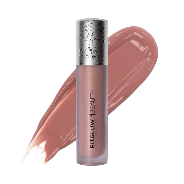 FITGLOW Beauty - Lip Color Serum | Vegan, Woman-Owned Clean Beauty (Buff - Earthy Nude)