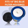 1 Micron 10" x 4.5" Full Flow String Wound Sediment Water Filter Cartridge | Whole House Sediment Filtration | Compatible with 84637, WPX5BB97P, PC10, 355214-45, 355215-45, WP10BB97P WP5BB97P 2-Pack