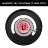 Magnetic Top Thermometer Wood Stove Thermometer Stove Chimney Flue Pipe Thermometer Stove Temperature Meter for Avoiding Overheat (2 Pieces)