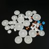 51PCS Plastic Gear Single Gear Spindle Worm Gear Motor Gears for DC Motor RC Car Robot Aircraft DIY Model Toy Parts
