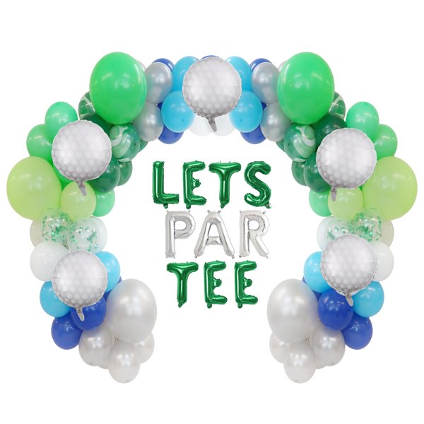 100% LIKED-Lets Par Tee Balloon Garland Kit, Golf Balloon Arch Party Kit, Golf Party Decorations, Golf Theme Birthday Party Supplies, Golf Theme Party Decor