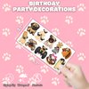 86 PCS Pug Temporary Tattoos Themed Birthday Party Decorations Supplies Favors Decor Cute Dog Puppy Stickers Gifts for Kids Girls Boys School Prizes Rewards