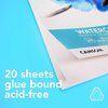 Canson Graduate Watercolor Pad, Foldover, 5.5x8.5 inch, 20 Sheets | Artist Paper for Adults and Students - Painting, Gouache, Mixed Media and Ink