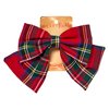 Scunci by Conair Tartan Bow Barrette - hair bows - holiday - gifts for teen girls - hair accessories for women - stocking stuffers - hair barrettes- red bow