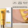 Gold Foil Peel-Off Mask, 98% Gold Peel Off Mask, Gold Facial Mask Anti-Aging, Deep Cleansing, Reduces Fine Lines＆ Wrinkles Great for All Skin