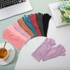8 Pairs Arthritis Compression Gloves Relieve Muscle Pain Fingerless Gloves Bulk Typing Gloves for Women Men (Colorful, Medium)