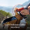 Aeropress Go Travel Coffee Press Kit - 3 in 1 brew method combines French Press, Pourover, Espresso - without grit or bitterness - Small portable Full bodied coffee maker for camping & travel