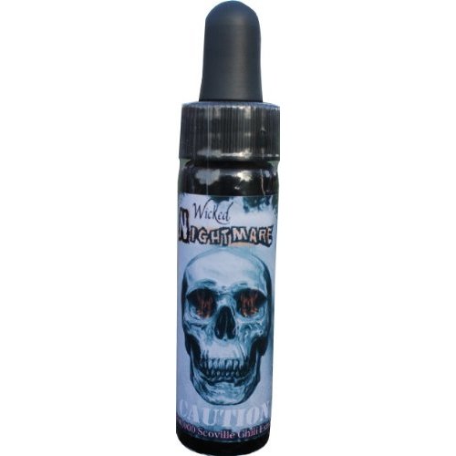 Hotter Than Ghost Pepper Scorpion Habanero Hot Sauce Wicked Nightmare Extract
