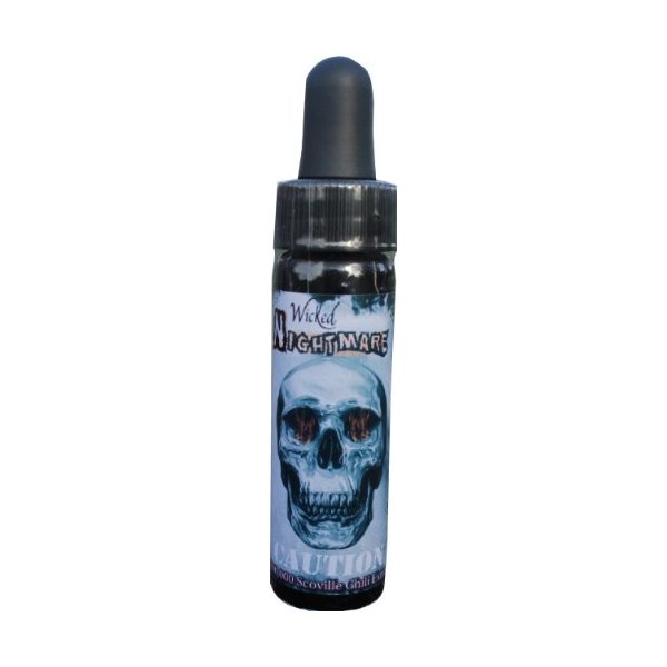 Hotter Than Ghost Pepper Scorpion Habanero Hot Sauce Wicked Nightmare Extract