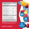 Ketologic Keto Electrolyte Powder (Tropical Punch) 30 Servings - Sugar-Free Hydration Drink Mix with goBHB Complex