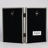 Lawrence 11546D 4-Inch x 6-Inch Metal Pewter Hinged Double Picture Frame