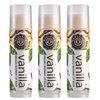 Woolzies 100% Natural lip balm with Bees wax and Shea butter set of 3- (Vanilla Mint)