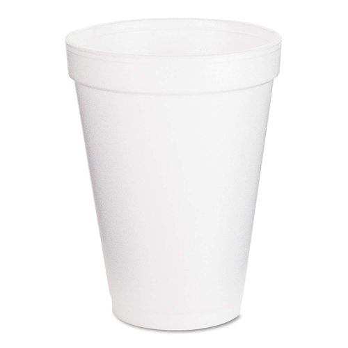 DART 12J12bg Drink Foam Cups 12Oz 25/Pack