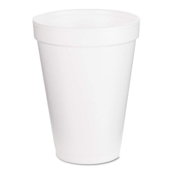 DART 12J12bg Drink Foam Cups 12Oz 25/Pack