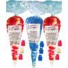 Red White Gummy Bears (2) Wild Cherry Strawberry Banana (1) Blue Raspberry Gummi (NET WT 33 OZ) Gourmet Kruise Signature Gift Bags