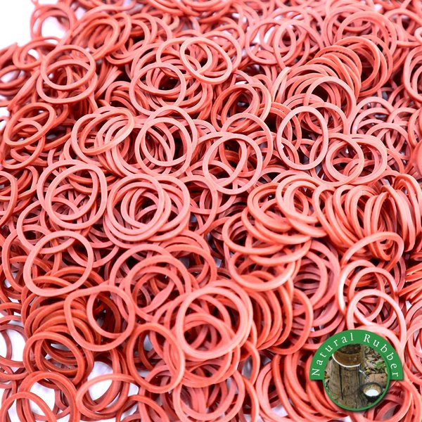 3000 Pcs Rubber Bands 0.6 lb Hair Band Soft Elastic Hair Accessories Braids Mini Hair Ties Stretchy Made in Vietnam Hair Ties No Damage Rubber Bands for Hair (Light Brown - 12 Pack of 250 Pcs)