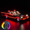 BrickBling LED Lighting Compatible with Lego The Classic TV Series Batmobile 76328 Building Set, Creative Light Kit, No Model Included (RC Version Light)