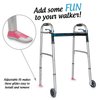 Sneaker Walker Glides for 1" Walker Tubes - Pink - 1 Pair