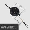 Buraku Retractable Tree Stand Hunting Hoist Rope for Bow | Archery Hanging Carrying Deer Hunting Gear Accessories Equipment Kit 30ft