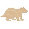 Badger Wood Cutouts for crafts, Laser Cut Wood Shapes 5mm thick Baltic Birch Wood, Multiple Sizes Available