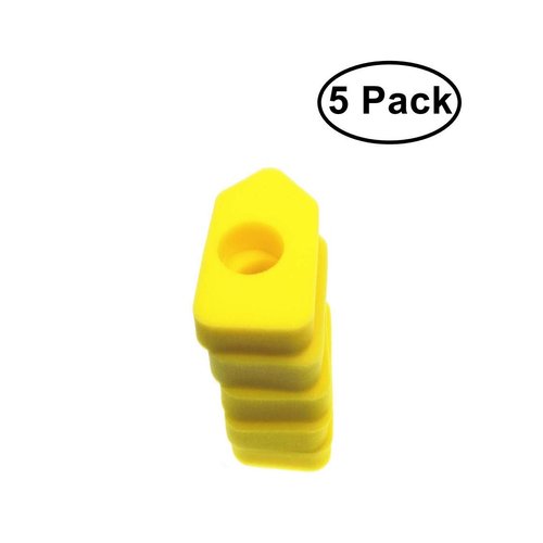 MOWFILL 5 Pack 698369 Foam Air Filter Replace for BS 698369 4216 5088 5099 5086K 5088H MTD 490-200-0011 Craftsman SPA8S1062853001 Fits 9B902, 98902, 98982, 10A902, 10B902, 10A982 Engines