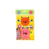 TINYMILLS Monster Coloring Book Set with 12 Coloring Books and 48 Crayons Monster Birthday Party Favor Bag Filler Carnival Prizes Rewards Classroom Party Halloween Favors