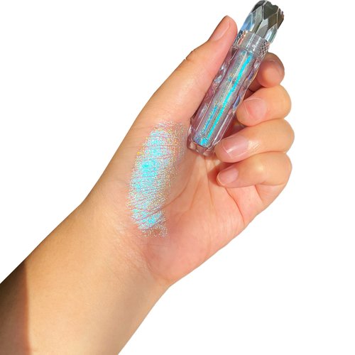 SZDYM holographic multichrome liquid eyeshadow,Duochrome Liquid Eyeshadow,Intense Multi-color Shifting Long lasting No Creasing Glitter Eyeshadow,Highly Pigmented, Quick-Drying Eye Makeup (#03)