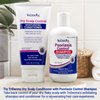 TriDerma Psoriasis Control Scalp Exfoliator Shampoo 8.3 oz & Dry Scalp Moisturizing Hair Conditioner 6.0 oz, Salon Quality Dry Scalp Treatment Hair Care, Fresh Rosemary Oil, Value Bundle