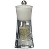 Peugeot Molene Grey “Wet” Salt Mill, 5-1/2" White, Ceramic mechanism