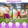 Sparkling Purple Size 2 Toddler Soccer Ball Kids Soccer Ball Mini Soccer Ball Age 3-8 Indoor Soccer Ball Training Soccer Ball Small Soccer Ball for Boys Girls Gift Outdoor Sport Practice Grass Game