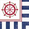 Amscan Anchors Aweigh Party Beverage Napkins, 16 Ct.