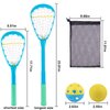 Foayex Hydro Lacrosse Game Set Outdoor Games Retractable Lacrosse Sticks Beach Toys with 2 Lacrosse Balls Pool Toys Yard Games for 3 4 5 6 7 8 9 10 Year Old Boys Girls Kids Toys