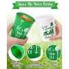 Nefelibata Golf Party Cups Let's Par-Tee Plastic Cups Golf Lover Gift 12PCS White Green Reusable Cups Golf Ball Cart Design Golf Themed Party Supply Favors Decor Bachelor Party Housewarming Gift 16oz