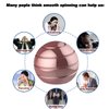 Metal Kinetic Desk Toy, Optical Illusion Fidget Spinning Top Ball, Unique Executive Stress Relief Gift for Adults & Kids