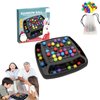 Intellectual Chessboard - Dual Duel, Intellectual Chessboard Dual Duel Game, Fun Table Top Strategy Game, Intellectual Chessboard Colored Marbles,Family Game Party Game for Kids and Adults (48PCS)