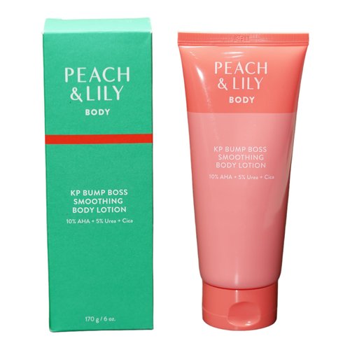 Peach & Lily KP Bump Boss Smoothing Body Lotion | Smooth body bumps, resurface skin and deeply moisturize – from the neck down | 170 g / 6 oz