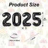 Black 2025 Balloons - 40 Inch, 2025 New Year Balloons for New Years Decorations,2025 Balloons Black for New Years Eve Party Decorations Supplies