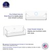 Marketing Holders 3.5" x 2" Single Pocket Gift Card Retail Holder Wall Mount with Hanging Hardware Reward Points Card Display Contact Business Card Holder Display Organizer Clear Acrylic