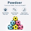 Pawdoer Squeaky Dog Ball - Soft Latex Rubber Squeaky Dog Toys for Small Dogs Puppies - Cute Bounce Dog Squeak Toys Play Fetch Soccer Ball