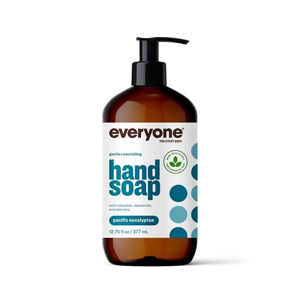 Everyone Liquid Hand Soap, 12.75 Ounce (Pack of 1), Pacific Eucalyptus, Plant-Based Cleanser with Pure Essential Oils